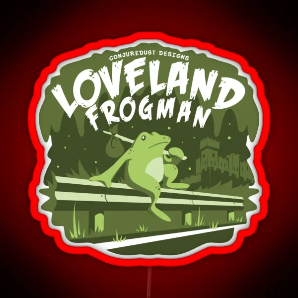 Loveland Frogman Encounter RGB Neon Sign