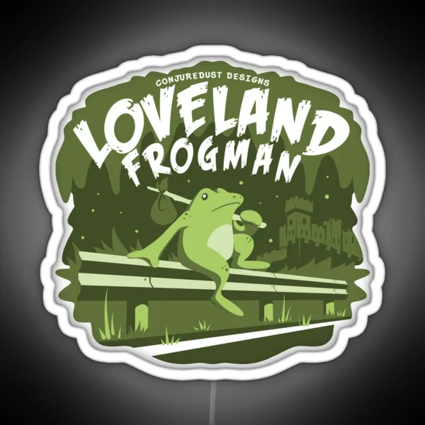Loveland Frogman Encounter RGB Neon Sign