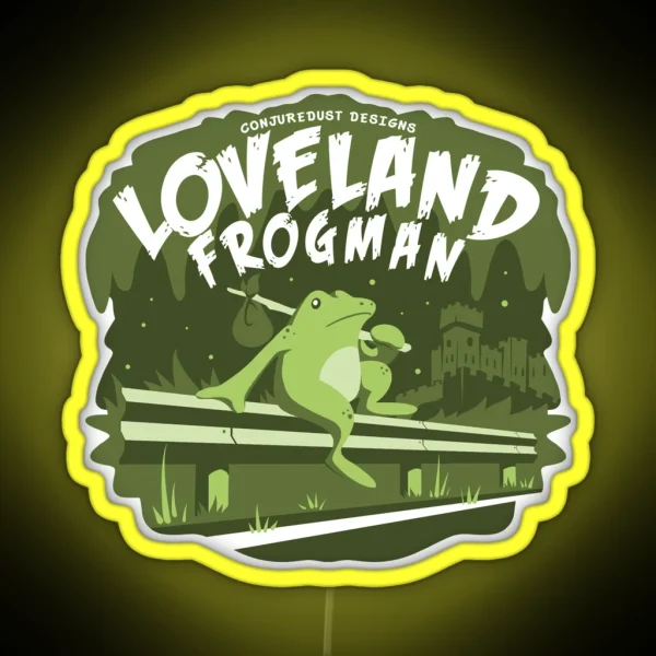 Loveland Frogman Encounter RGB Neon Sign