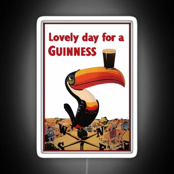 Lovely Day For A Guinness Letter RGB Neon Sign