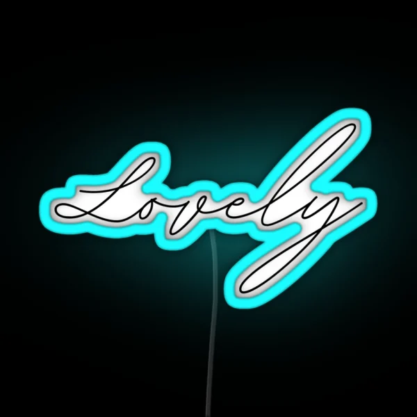 Lovely RGB Neon Sign