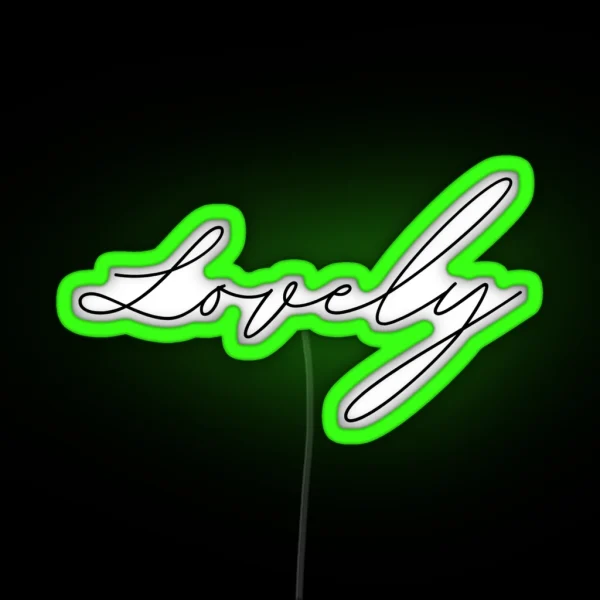 Lovely RGB Neon Sign