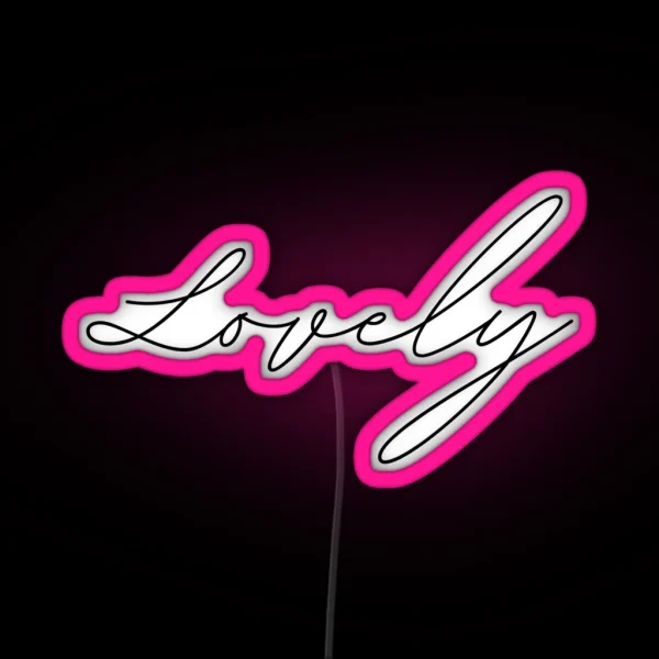 Lovely RGB Neon Sign