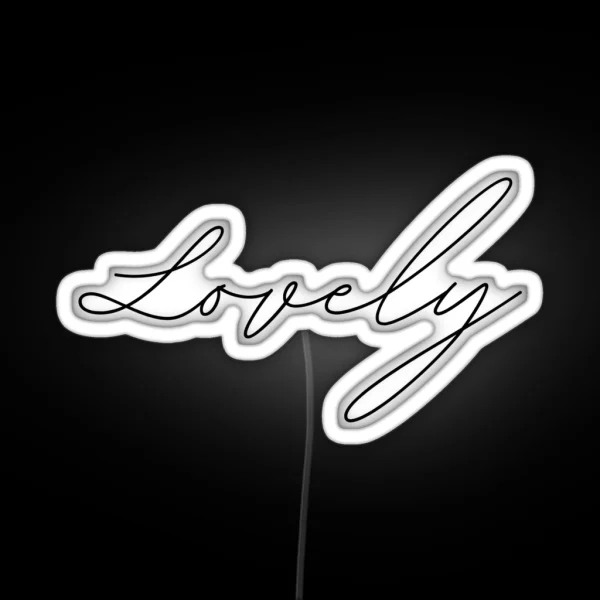 Lovely RGB Neon Sign