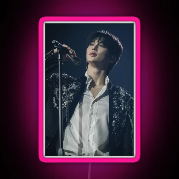 Lovely Runner Byeon Woo Seok RGB Neon Sign