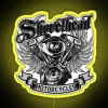 shovelhead classic lover gift rgb neon sign yellow