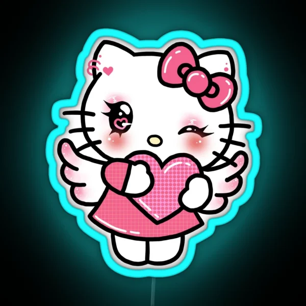 Lover Hello Kitty RGB Neon Sign