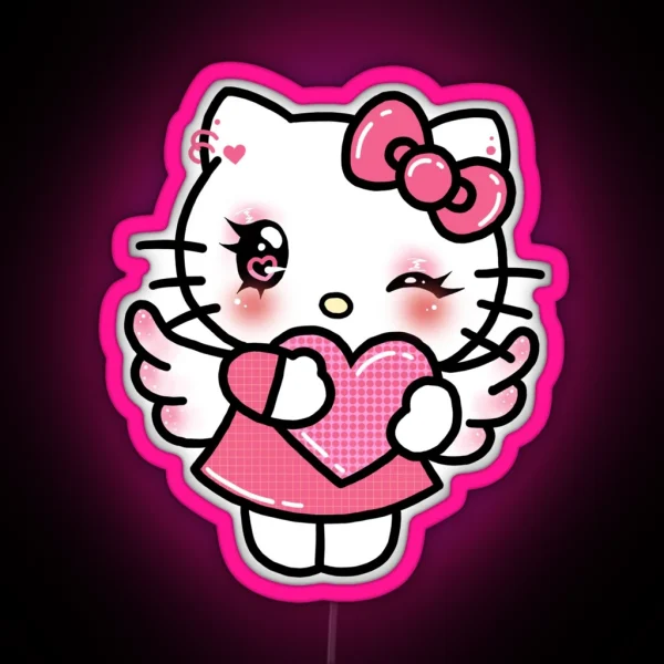 Lover Hello Kitty RGB Neon Sign