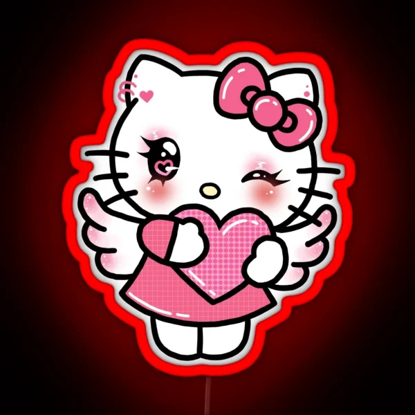 Lover Hello Kitty RGB Neon Sign