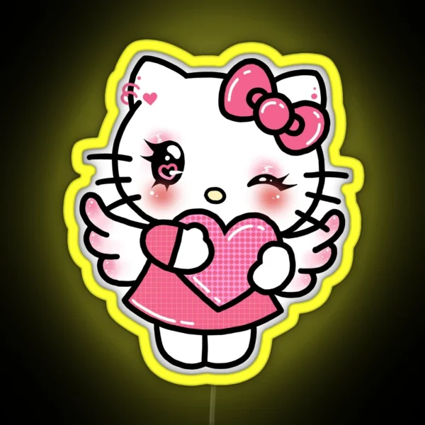 Lover Hello Kitty RGB Neon Sign