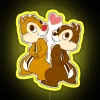 LOVING CHIP N DALE FUNNY MOMENT RGB Neon Sign - Image 5