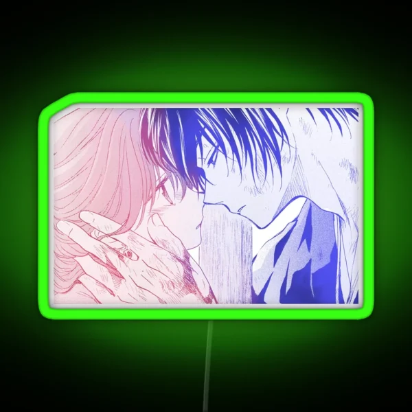 Loving Yona And Hak Colored RGB Neon Sign