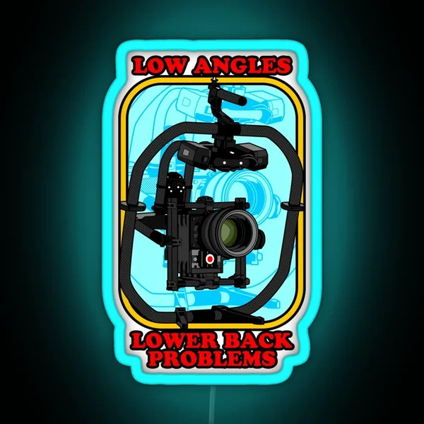 Low Angles Lower Back Problems RGB Neon Sign