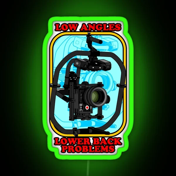 Low Angles Lower Back Problems RGB Neon Sign