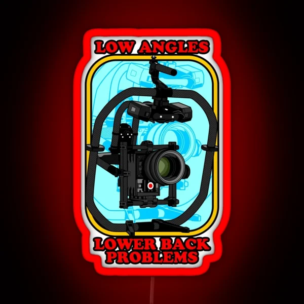 Low Angles Lower Back Problems RGB Neon Sign