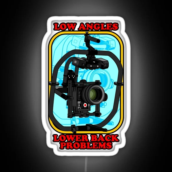Low Angles Lower Back Problems RGB Neon Sign