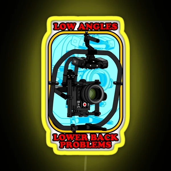 Low Angles Lower Back Problems RGB Neon Sign