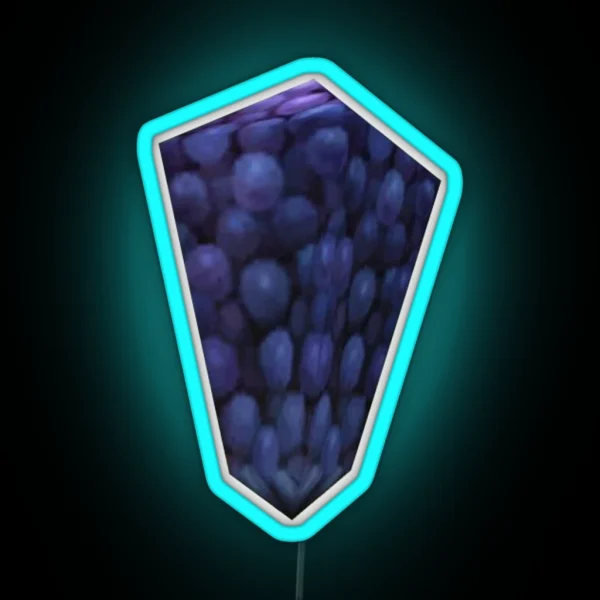 Low Poly Grapes RGB Neon Sign