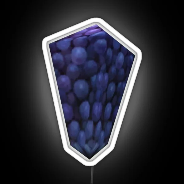 Low Poly Grapes RGB Neon Sign