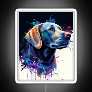 Loyal Labrador RGB Neon Sign