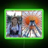 lucinda and the big wheel rgb neon sign green 79098