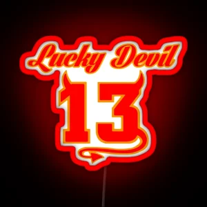 Lucky Devil 13 RGB Neon Sign