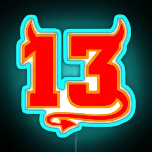 Lucky Devil 13 RGB Neon Sign