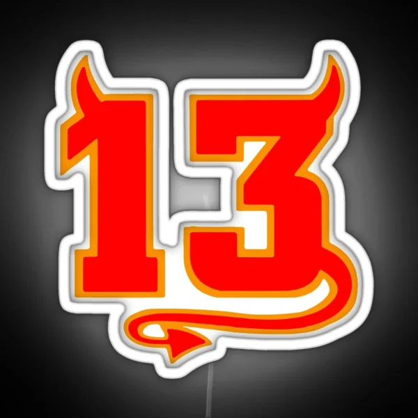 Lucky Devil 13 RGB Neon Sign