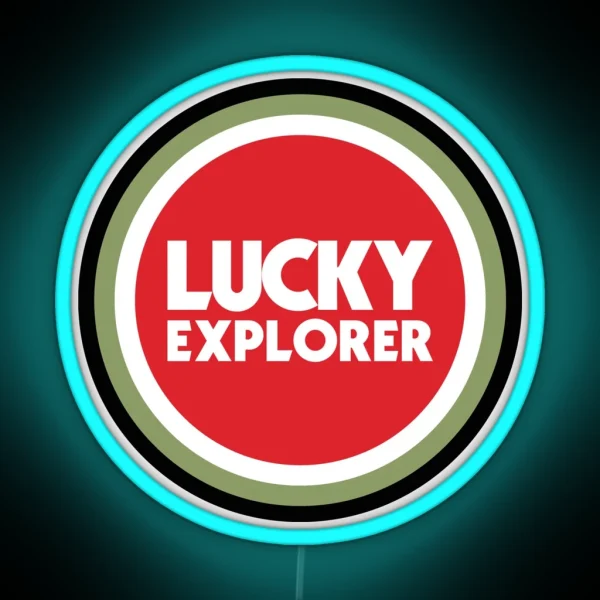 Lucky Explorer Cagiva Big RGB Neon Sign