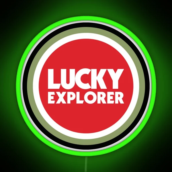 Lucky Explorer Cagiva Big RGB Neon Sign