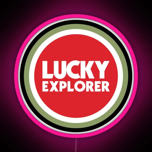 Lucky Explorer Cagiva Big RGB Neon Sign