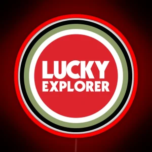 Lucky Explorer Cagiva Big RGB Neon Sign