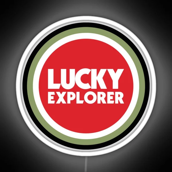 Lucky Explorer Cagiva Big RGB Neon Sign
