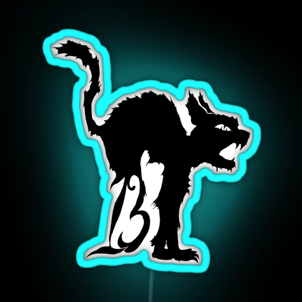 Lucky No 13 Cat RGB Neon Sign