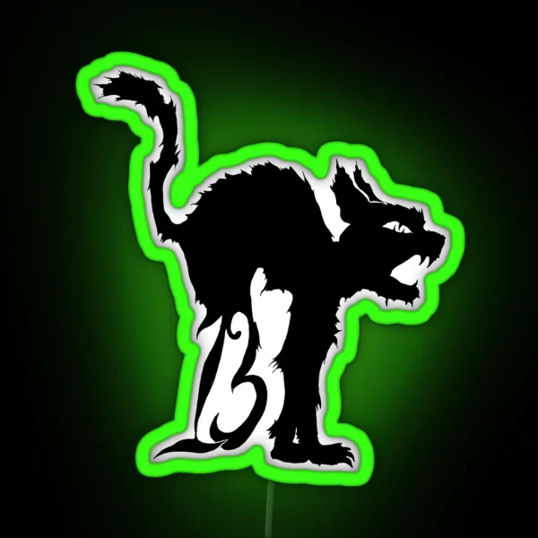 Lucky No 13 Cat RGB Neon Sign
