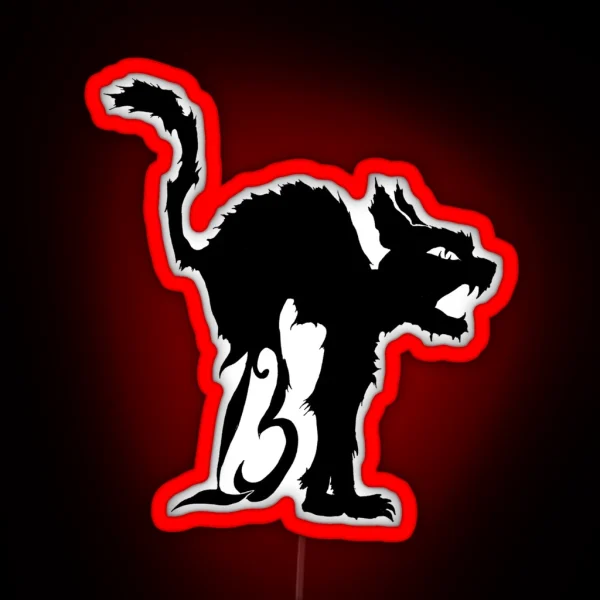 Lucky No 13 Cat RGB Neon Sign