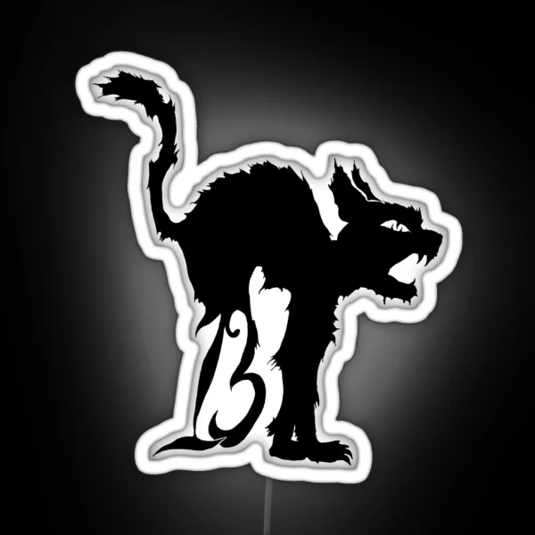 Lucky No 13 Cat RGB Neon Sign
