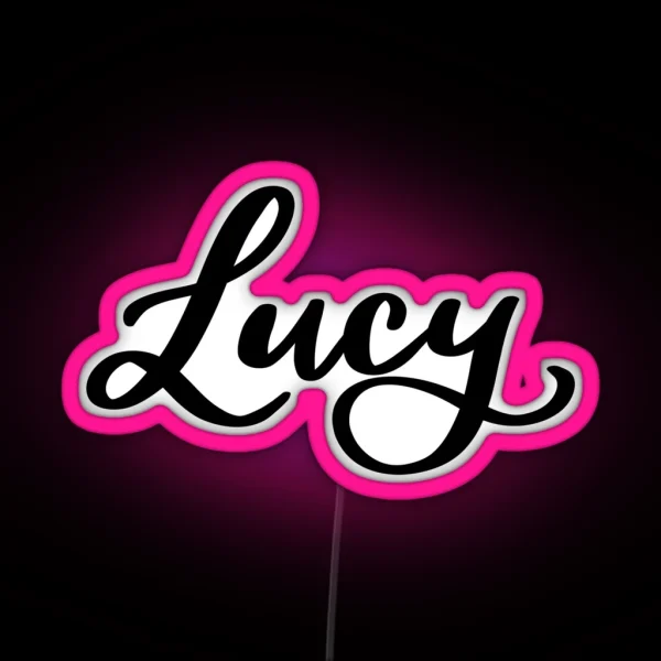 Lucy RGB Neon Sign