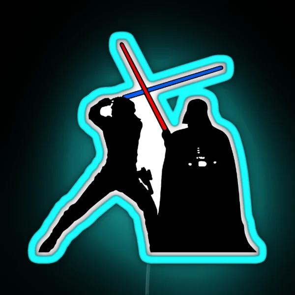 Luke Vs Vader RGB Neon Sign