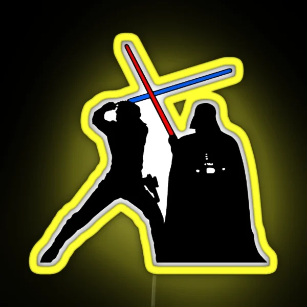 Luke Vs Vader RGB Neon Sign