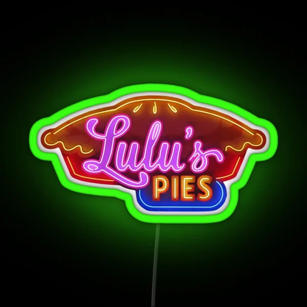 Lulu S Pies Neon Sign Waitress The Musical Broadway RGB Neon Sign