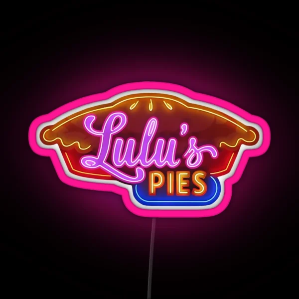 Lulu S Pies Neon Sign Waitress The Musical Broadway RGB Neon Sign