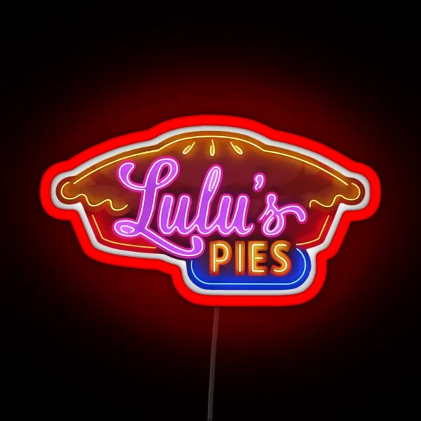 Lulu S Pies Neon Sign Waitress The Musical Broadway RGB Neon Sign