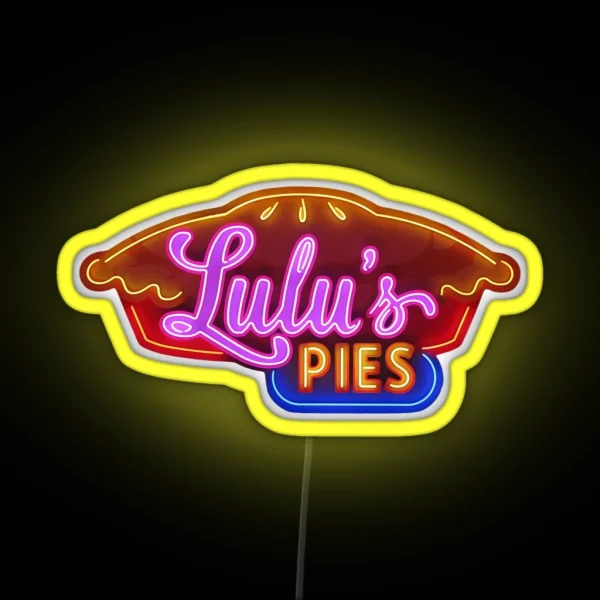 Lulu S Pies Neon Sign Waitress The Musical Broadway RGB Neon Sign