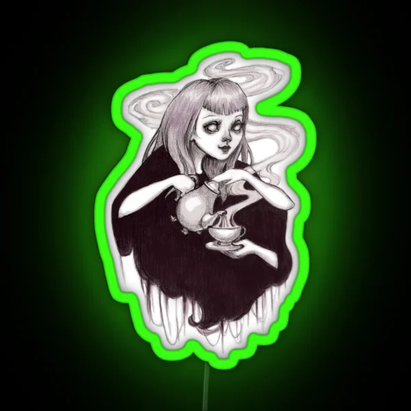 Lulu S Tea Leaves RGB Neon Sign
