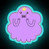 Lumpy Space Princess RGB Neon Sign with vibrant LED lights