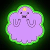 Lumpy Space Princess RGB Neon Sign - Green Version