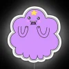lumpy space princess rgb neon sign white