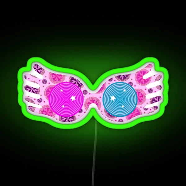 Luna Glasses RGB Neon Sign