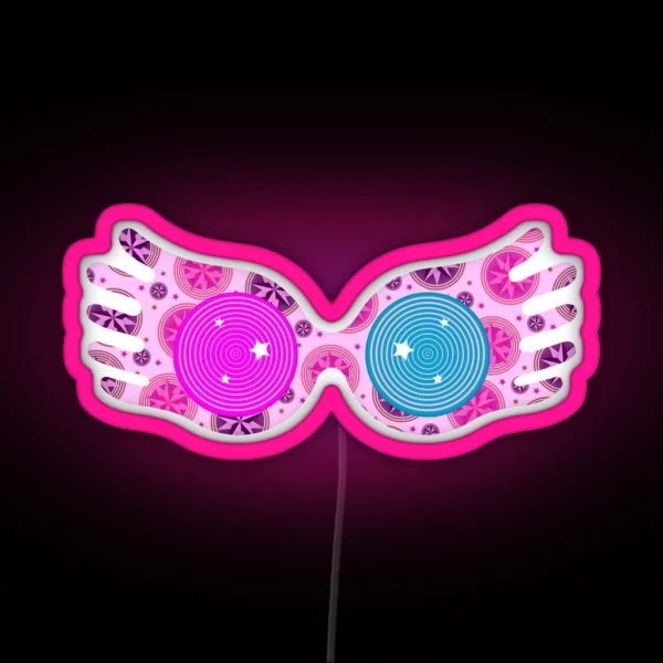 Luna Glasses RGB Neon Sign
